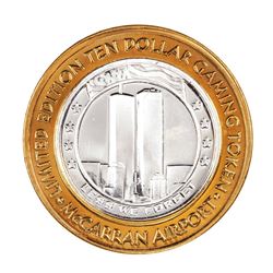 .999 Silver McCarran International Airport Las Vegas, NV $10 Limited Casino Token