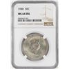 Image 1 : 1948 Franklin Half Dollar Coin NGC MS64FBL