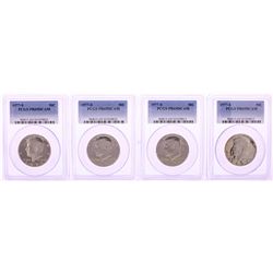 Lot of (4) 1977-S Proof Kennedy Half Dollar Coins PCGS PR69DCAM