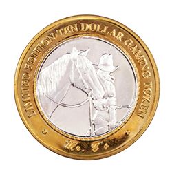 .999 Silver Mr. B's Casino Mill City, NV $10 Casino Limited Edition Gaming Token