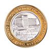 Image 2 : .999 Silver Peppermill Hotel Casino Reno, NV $10 Casino Limited Edition Gaming Token