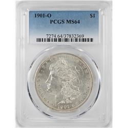 1901-O $1 Morgan Silver Dollar Coin PCGS MS64