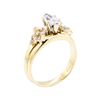 Image 4 : 14KT Yellow Gold 0.78 ctw Diamond Ring and Band