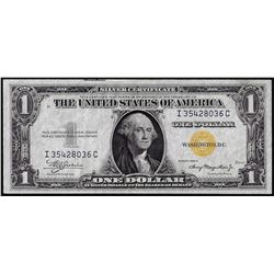 1935A $1 North Africa WWII Emergency Issue Silver Certificate Note