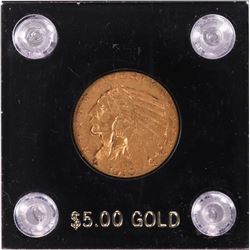1910 $5 Indian Head Half Eagle Gold Coin