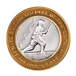.999 Fine Silver New York New York Las Vegas, Nevada $10 Limited Edition Gaming Token