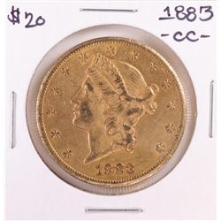 1883-CC $20 Liberty Head Double Eagle Gold Coin