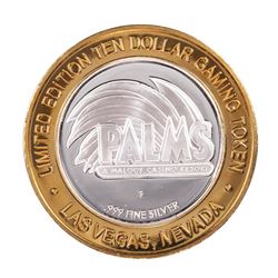.999 Silver Palms Casino Las Vegas, NV $10 Casino Limited Edition Gaming Token