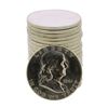 Image 1 : Roll of (20) Brilliant Uncirculated 1961 Franklin Half Dollar Coins