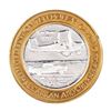 Image 1 : .999 Silver McCarran International Airport Las Vegas, NV $10 Limited Casino Token