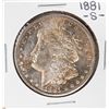 Image 1 : 1881-S $1 Morgan Silver Dollar Coin Nice Toning