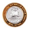 Image 2 : .999 Silver Reno Hilton Nevada $10 Casino Limited Edition Gaming Token