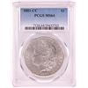 Image 1 : 1881-CC $1 Morgan Silver Dollar Coin PCGS MS64