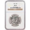 Image 1 : 1963 Franklin Half Dollar Coin NGC MS63