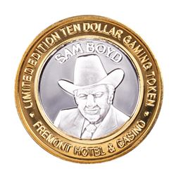 .999 Fine Silver Sam Boyd's Fremont Las Vegas, NV $10 Limited Edition Gaming Token