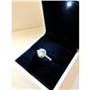Image 1 : Elegant Ladies 925 Silver Marked 2 Carat Main Stone CZ Diamond Ring