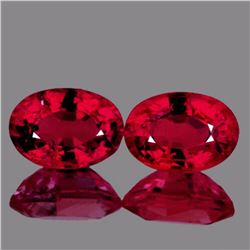 Natural AAA Red Mozambique Ruby Pair