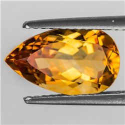 Natural Intense Yellow Citrine 13x8 MM [Flawless-VVS]