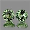 Image 1 : Natural AAA Bright Green Sapphire Pair - VVS
