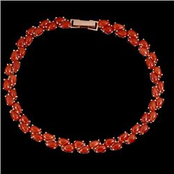 Natural Italian Red Coral Bracelet