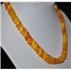 Image 1 : Antique Natural Butterscotch Egg Yolk Amber Necklace