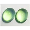 Image 1 : Natural Top Green Prehnite Pair(Flawless-VVS)