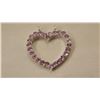 Image 1 : 7.50 CT PINK ROSE DE FRANCE AMETHYST HEART PENDANT