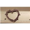 Image 4 : 7.50 CT PINK ROSE DE FRANCE AMETHYST HEART PENDANT