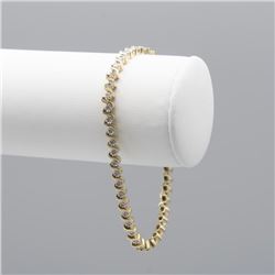 DAZZLING 3.5 CT WHITE DIAMOND TENNIS BRACELET