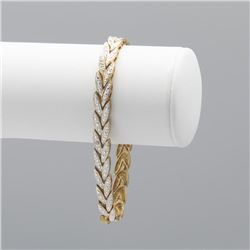 DAZZLING WHITE DIAMOND TENNIS BRACELET