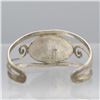 Image 3 : Sterling Silver Turquoise Bangle Cuff Bracelet