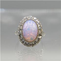 Beautiful 5.5 Ct Color Play Welo Opal Ring