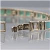 Image 4 : Navajo 18.3 Ct Natural Turquoise Inlay Bracelet