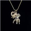 Image 3 : Impressive 14 Kt G.P. Elephant Pendant