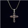 Image 3 : AMAZING14 KT STAMPED GOLD PLATED CROSS PENDANT