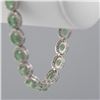 Image 2 : GORGEOEUS NATURAL UNHEATED EMERALD TENNIS BRACELET