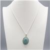 Image 1 : BEAUTIFUL 22.5 CT BLUE TURQUOISE PENDANT