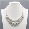 Image 1 : LUMINISCENT 235 CT NATURAL MOONSTONE NECKLACE