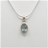 Image 2 : DAZZLING 3.5 CT SKY BLUE TOPAZ PENDANT