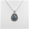 Image 2 : GORGEOUS 3.25 CT NATURAL BLUE TURQUOISE PENDANT