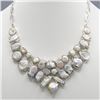 Image 2 : Beautuiful 205 Ct Natural Biwa Pearl Necklace