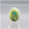 Image 1 : NATURAL 14.5 CT GREEN TURQUOISE COPPER RING