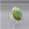 Image 2 : NATURAL 14.5 CT GREEN TURQUOISE COPPER RING