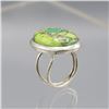 Image 4 : NATURAL 14.5 CT GREEN TURQUOISE COPPER RING