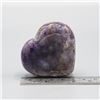 Image 3 : BEAUTUIFUL 554 CT NATURAL AMETHYST CARVED HEART