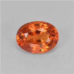 Natural Ceylone Orange Sapphire 5x4 MM