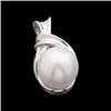 Image 1 : PLATINUM Pendant CULTURED PEARL 6.0MM #980246