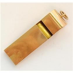 14 Kt Pink Gold Whistle #980791