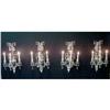 Image 1 : Set of 4 Crystal sconces #980845
