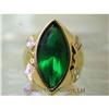 Image 1 : RHJ Rich Green Ring Simulated Emerald(YAG) & #986122